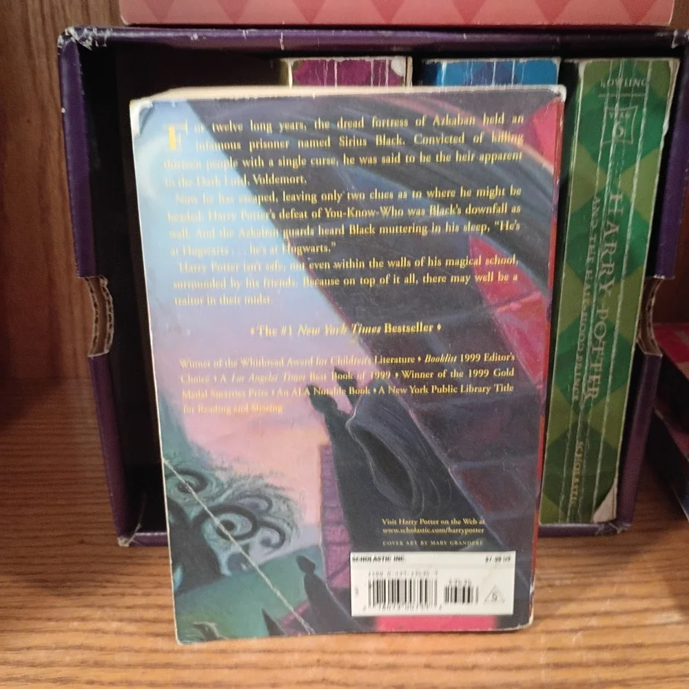 Harry Potter Complete Book Set by JK Rowling + Quidditch Through... Paperback